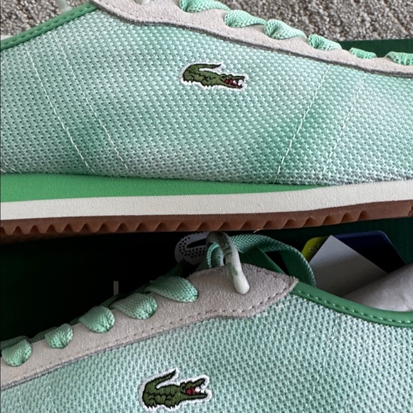 NEW NIB Lacoste x FP Movement Club Low Sneakers Mint Green – Women’s Size 9 - Picture 10 of 16